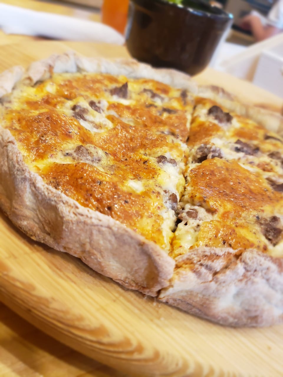 Omelette viande hachée